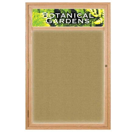 United Visual Products Open Faced Traditional Rounded Corkboard UV640ARC-GOLD-CLOUD